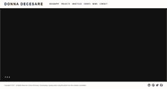 Desktop Screenshot of donnadecesare.com